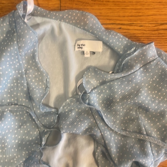 by the way mercy blue polka dot dress - Picture 4 of 4